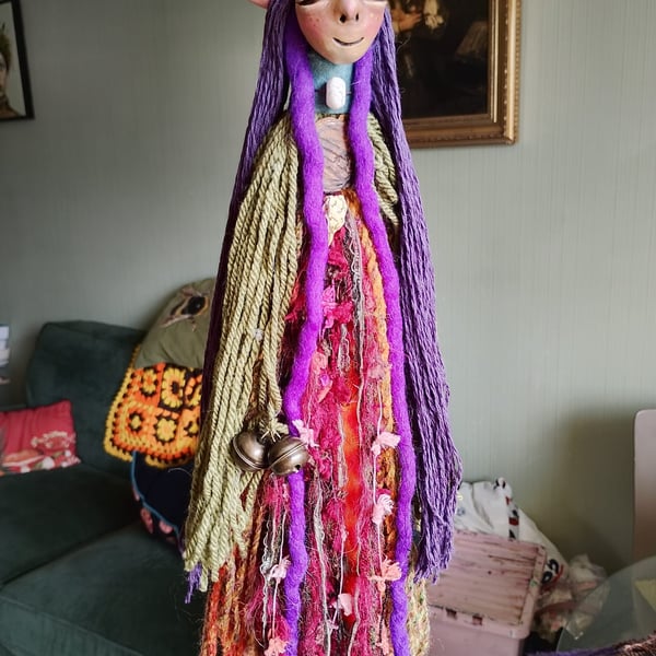 Spirit doll,altar,witchcraft, shaman doll,witch,poppet doll 