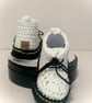 DM style baby booties, Crochet booties, Docmartin boots, White Boots - Image 6