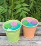 Soy Wax Candle Pair in Tin Pots - Sea Salt Scent - Image 7