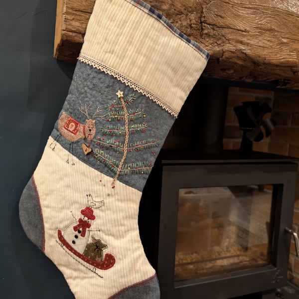 Handmade Christmas stocking