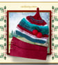 Holly Berries Hat and Scarf Set