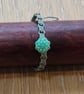 Braided Seed Bead Flower Bracelet,Cute Summer Accessory (STK-0001)  - Image 4