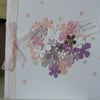 Heart of Flowers Birthday Card