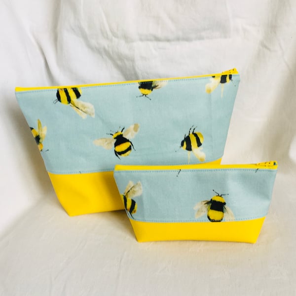 Stunning Two-Piece Bag Set, Toiletries & Cosmetic Bag Set, Travel Set, Gift Idea