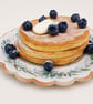 Fake Blueberry Pancake Stack Breakfast Dessert Decoration - Image 3