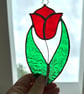 Stained Glass Tulip Suncatcher Handmade Hanging Decoration  - Image 3