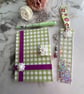 Spring themed stationery set with coordinating accessories 