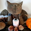 Halloween Primitive vampire bat cat doll