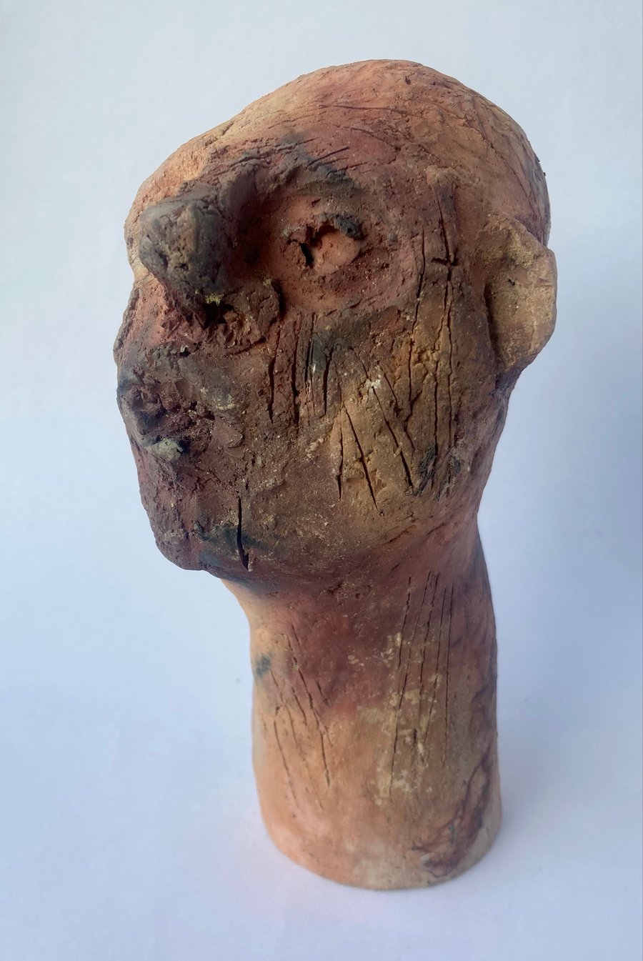 Ogre’s Head Ceramic Sculpture