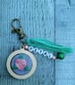Rose Keyring or Bag Charm