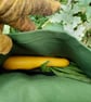 Gardening Apron with Harvest Pouch and Cross Back Straps. Green Canvas - Image 8