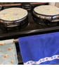 Aga Hob Lid Mat Pad Covers With Loop Surface Saver Autumn Leaves Orange Red - Image 9