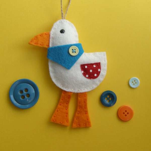 Sewing kit, craft kit Sammy the seagull 