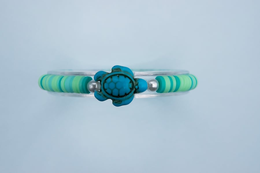 Turtle sales bead bracelet