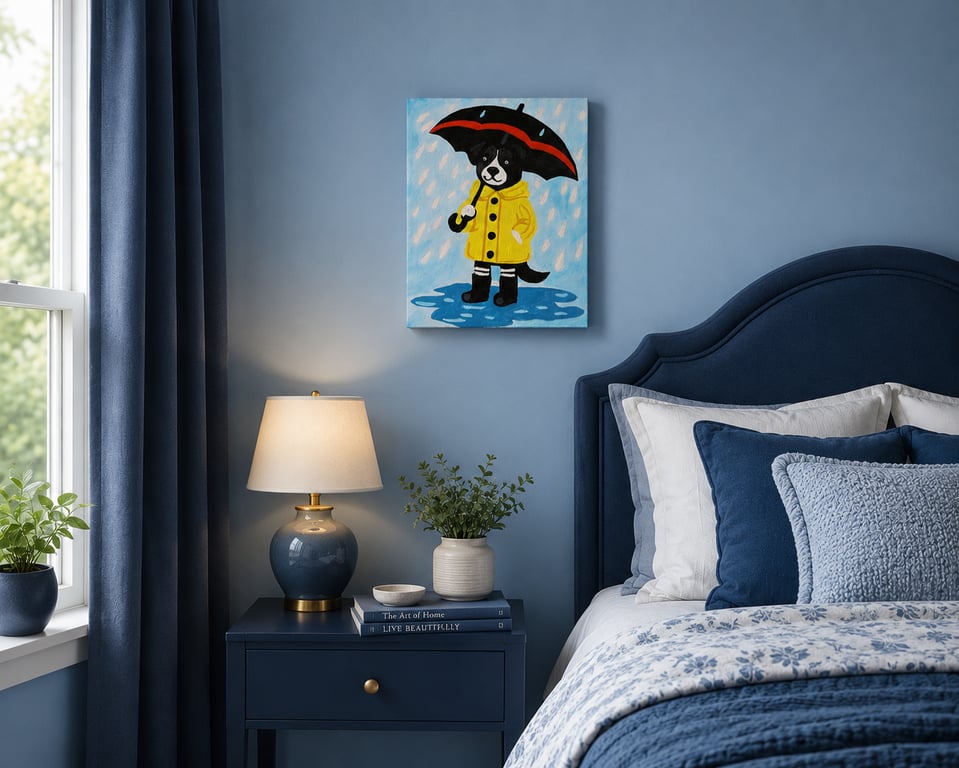 Original Acrylic Painting on Mounted 15cm x 20cm Canvas