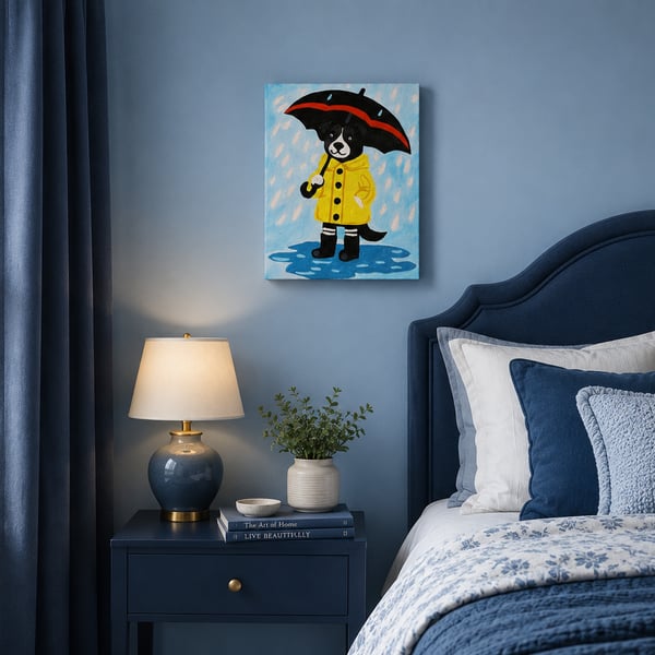 Original Acrylic Painting on Mounted 15cm x 20cm Canvas