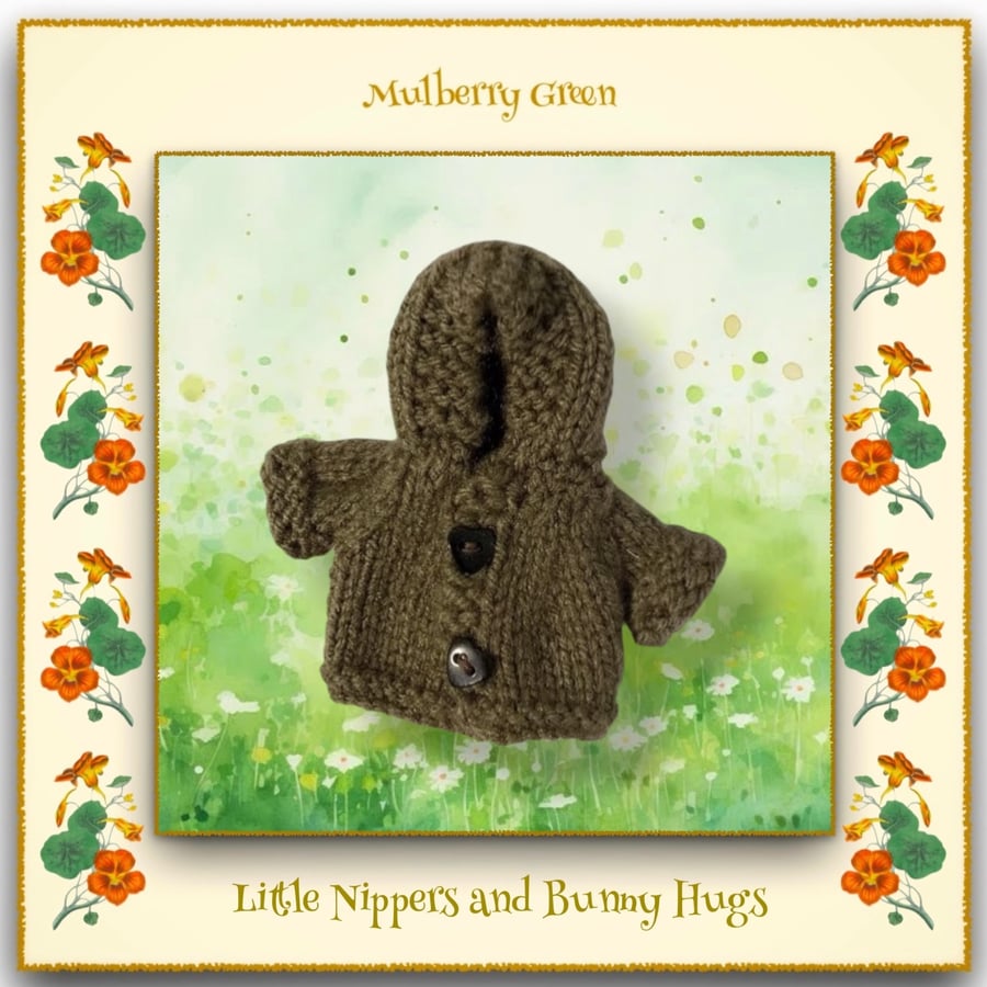 Little Nippers or Bunny HugsDonkey Brown Hooded Coat