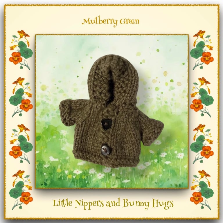 Little Nippers or Bunny HugsDonkey Brown Hooded Coat