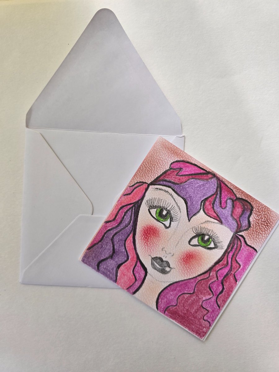 Image of ARTKRAZIE Original Fairy Greeting Card