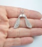 Sycamore Seed Silver Pendant - Image 4
