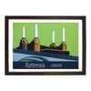 Battersea print black frame