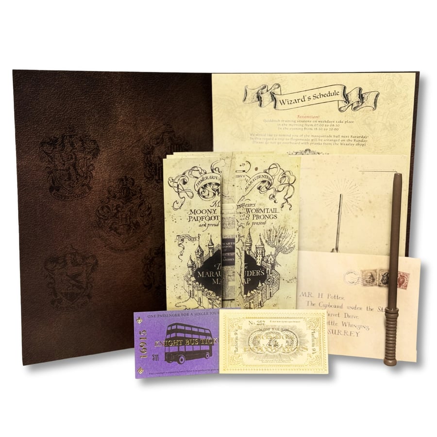 PERSONALISED Acceptance Letter Gift Set