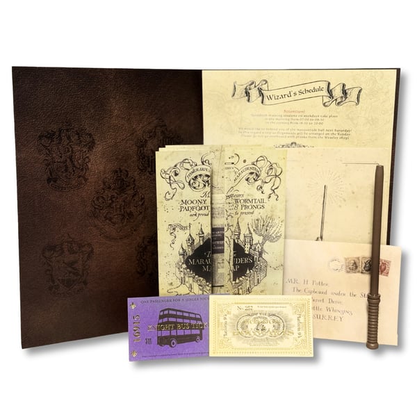 PERSONALISED Acceptance Letter Gift Set