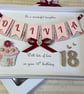 Personalised Boxed Birthday Card Any Age Daughter Granddaughter Mum 18 21 30 60  - Image 2