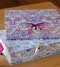 William Morris Box File in Strawberry Thief Petite Linen - Home Office Storage - Image 6