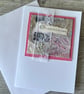 Mixed Media Stitched Congratulations Greetings Card  - Image 3