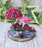 Enchanted Toadstool -Cherry Blossom - Fairy House