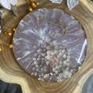 Elegant Resin Floral Coaster 