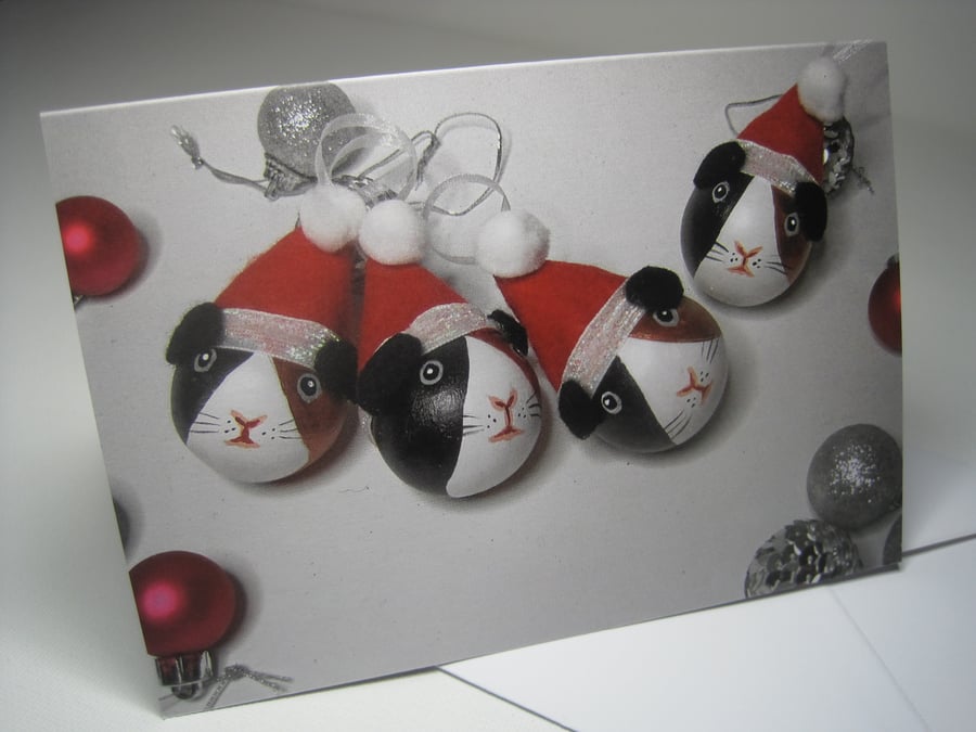 Guinea Pig Christmas Card