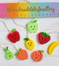 Happy Fruit decoration OR Magnet OR brooch, choose your style - Image 3