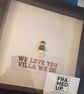 ASTON VILLA - Framed custom Lego minifigure - Awesome art work - Image 4