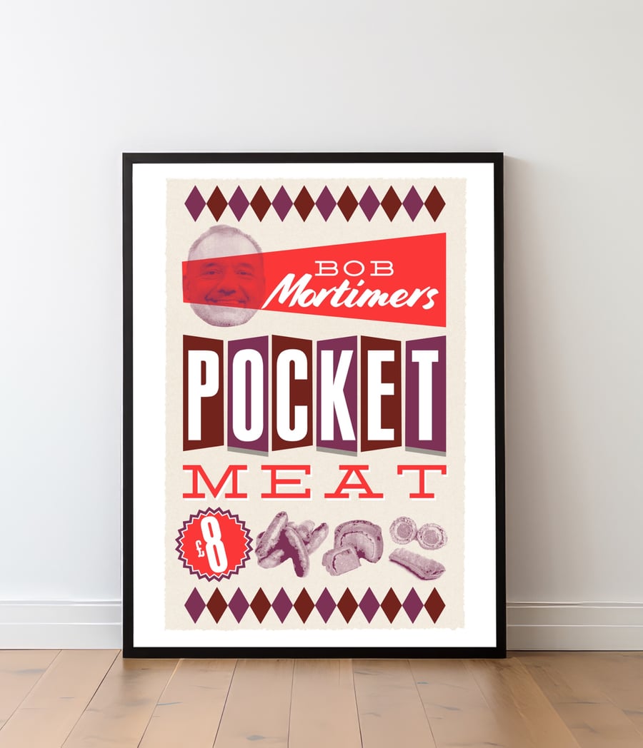 Bob Mortimer Pocket Meat Giclee Art Print 