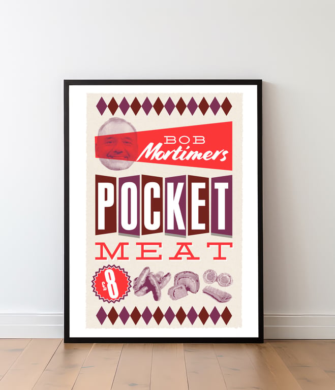 Bob Mortimer Pocket Meat Giclee Art Print 