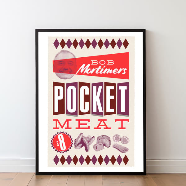 Bob Mortimer Pocket Meat Giclee Art Print 