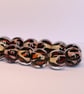 Handmade leopard print patterned lamp work glass beads - Image 3