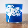 Cow parsley Cyanotype candle holder 