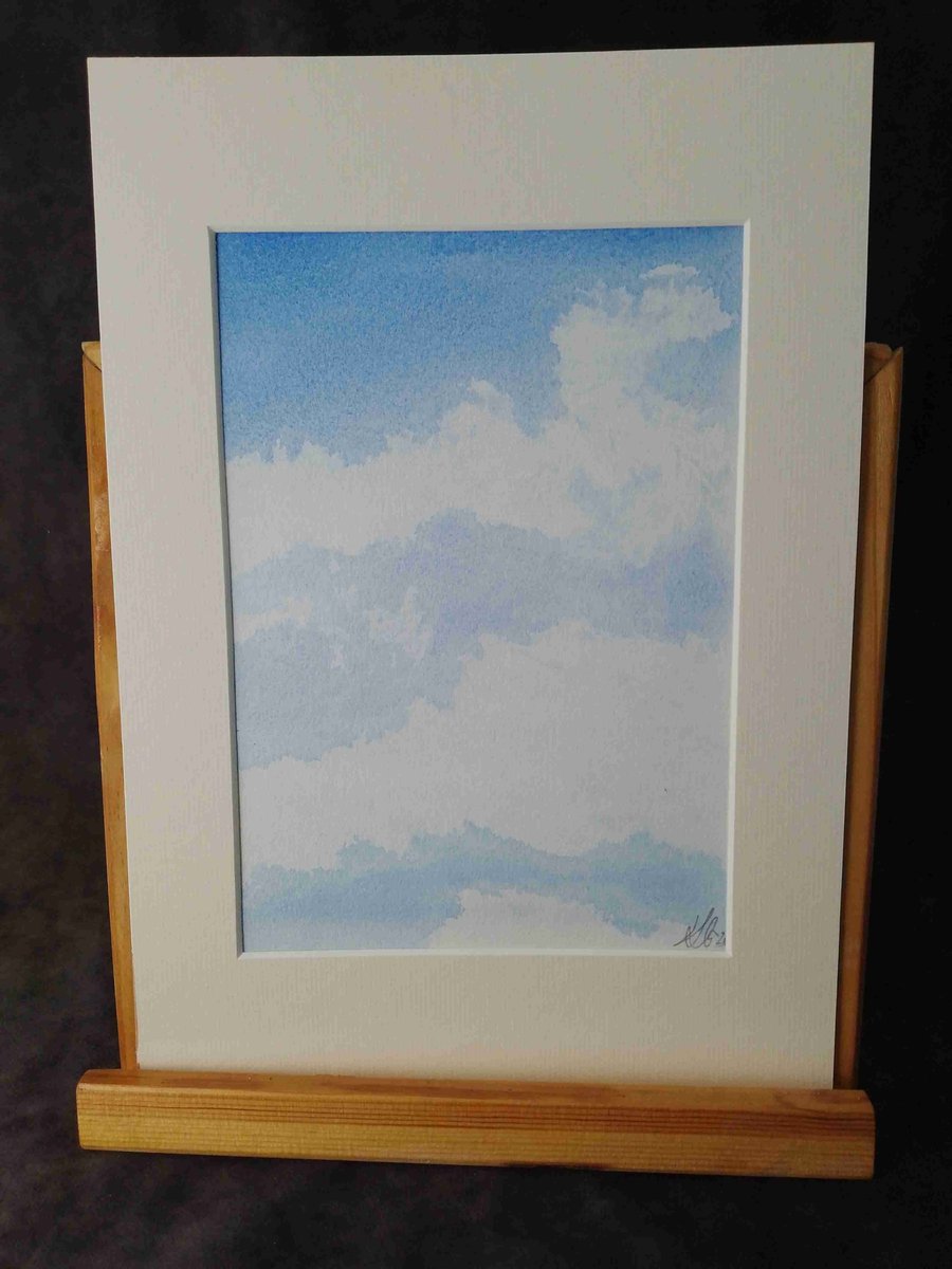 Original watercolour. Clouds 27.