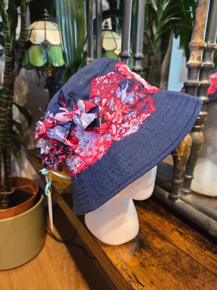Summer upcycled bucket hat