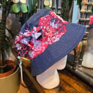 Summer upcycled bucket hat
