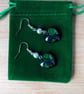 Beautiful green heart earrings - Image 3