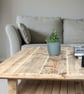 Scandi Style Coffee Table Reclaimed Wood THE MALMO - Image 8