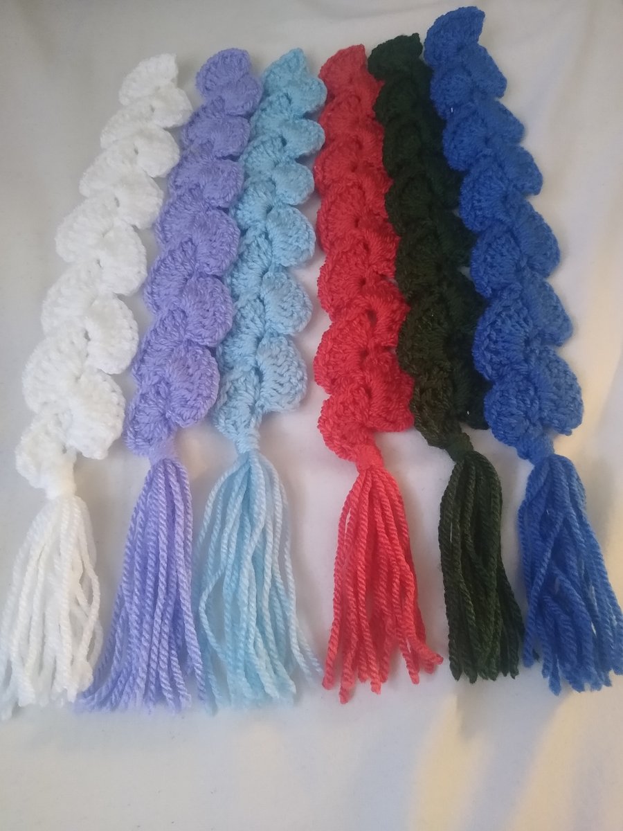 Crochet Cascade Bookmarks