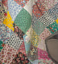 Patchwork Blanket. Fleece backed. - Image 2