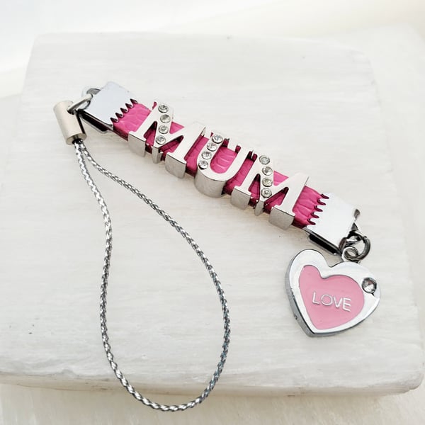 Mum phone charm bag charm 