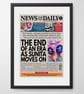 Personalised Job Leaving Gift Newspaper - Image 1