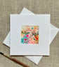 Original art card, blank card, hand painted, abstract, mixed media, art lovers - Image 2